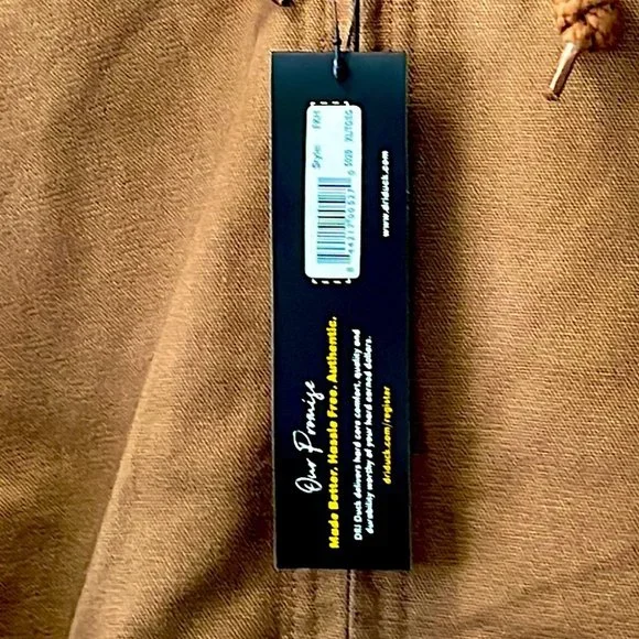 DRI DUCK - Cheyenne Boulder Cloth™ Hooded Jacket with Tricot Quilt Lining - BRN - Picture 3 of 5